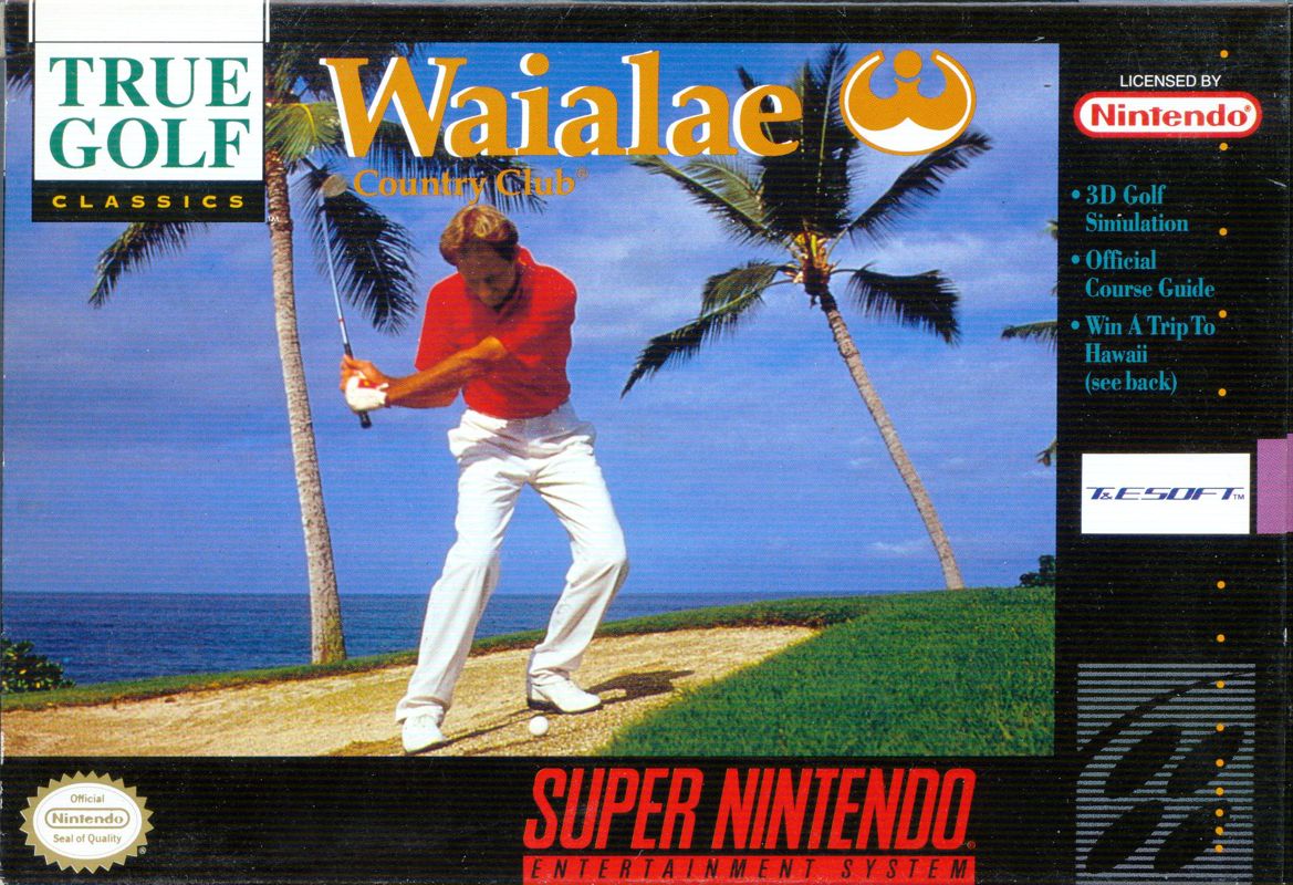 Waialae Country Club box art for Super Nintendo